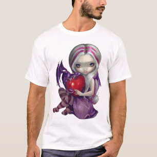 Camisa feericamente gótico do dragão dos namorad