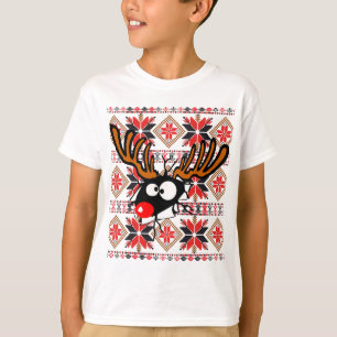 Camisa feia da camisola do Natal que deixa de