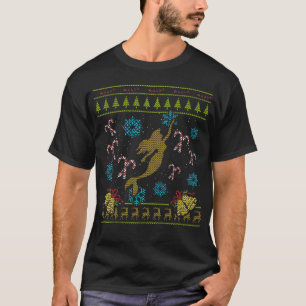 Camisa feia do design da camisola do Natal da