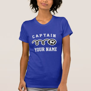 Camisa feita sob encomenda do capitão t da equipe