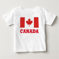 Camisa feita sob encomenda do dia de Canadá
