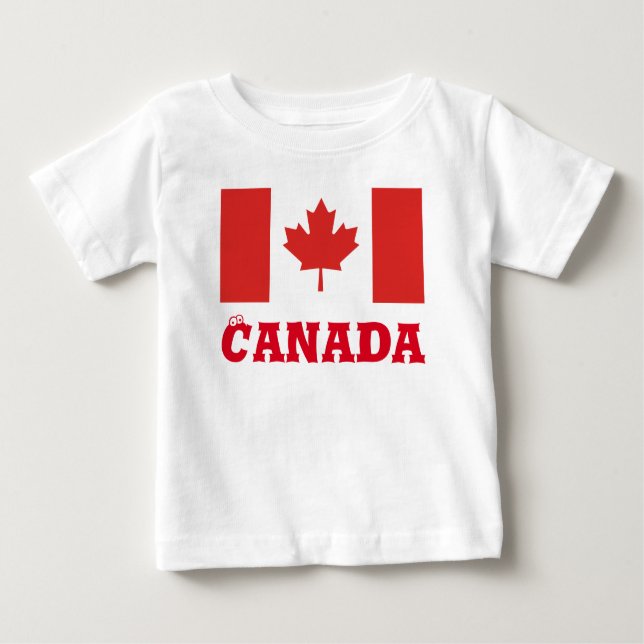 Camisa feita sob encomenda do dia de Canadá (Frente)