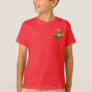 Camisa feita sob encomenda do miúdo de Canadá da