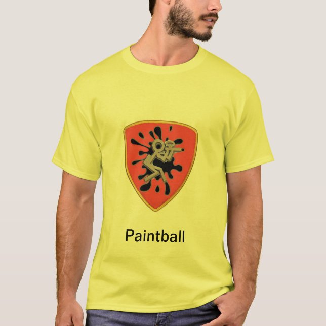 Camisa feita sob encomenda do Paintball (Frente)