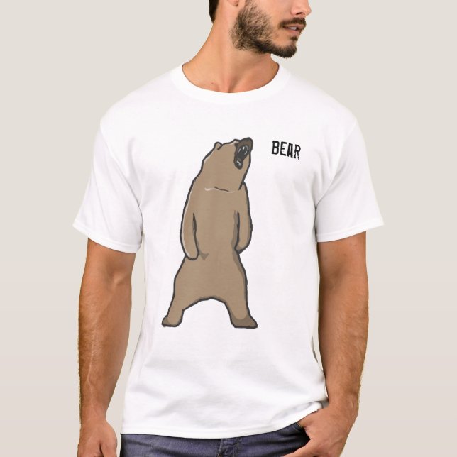 Camisa feita sob encomenda do urso (Frente)