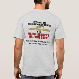 Camisa feita sob encomenda (traseira) de meio