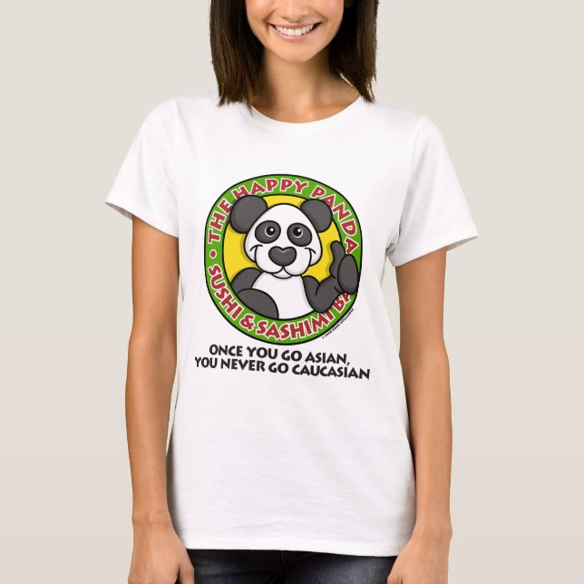 Camisa feliz 3 da panda (Frente)