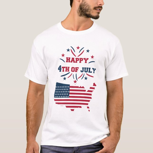 Camisa Feliz 4 de Julho de 2022 (Frente)