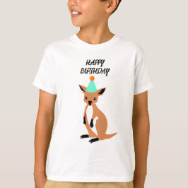 camisa feliz aniversário bebê canguru