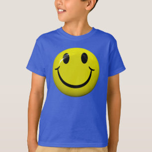 Camisa feliz da cara T