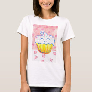 Camisa feliz do cupcake