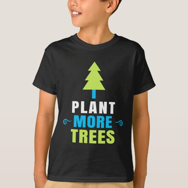 Camisa Feliz Do Dia Da Árvore Para A Planta Do Dia (Frente)