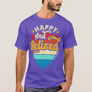 Camisa Feliz E Aposentada Para As Mulheres