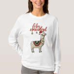 Camisa Feliz Navidad Llama<br><div class="desc">Camisa Feliz Navidad Llama</div>