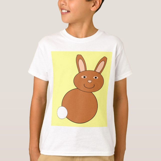 Camisa felz pascoa Bunny Kids T (Frente)