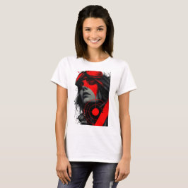 Camisa Feminina Alvo Vermelho de Garota Distópica