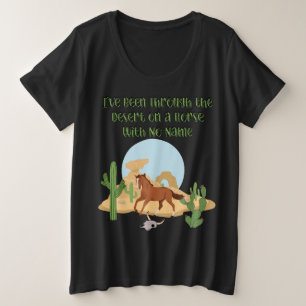 Camisa Feminina Cavalo Sem Nome Escura