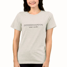 Camisa Feminina Coração Personalizado