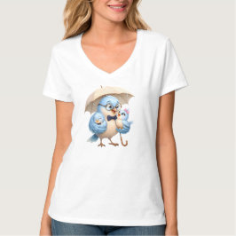 Camisa Feminina de Gola V Decote Dia dos Pais Páss