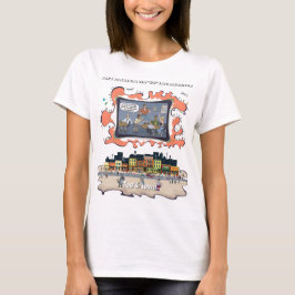 Camisa Feminina de Humor de Bar | Madeireiro Canad