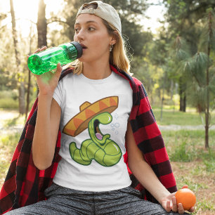 Camisa Feminina de Minhoca Mexicana