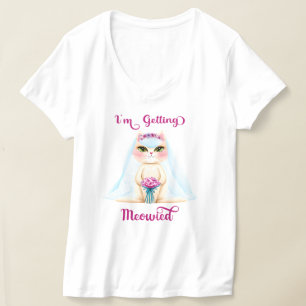 Camisa Feminina I'm Getting Meowied
