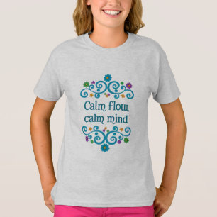 Camisa Feminina Juvenil Calm Flow Calm Mind – Cita