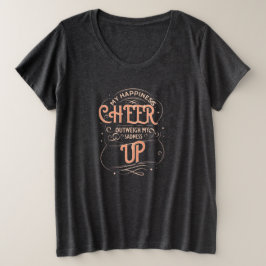 CAMISA FEMININA PLUS SIZE ALEGRIA DE VIVER