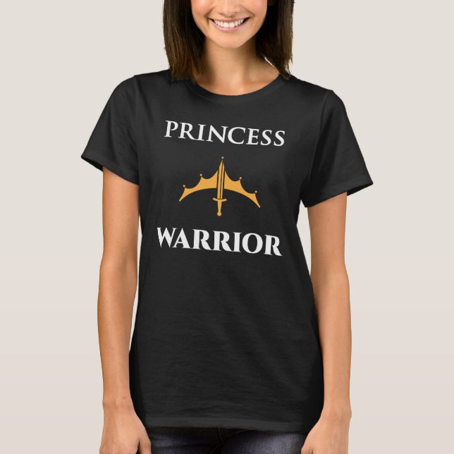 Camisa Feminina Princesa Guerreira (Frente)