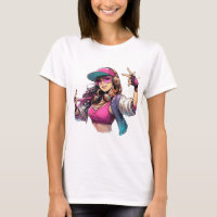 Camisa feminina que combina elegância e ousadia