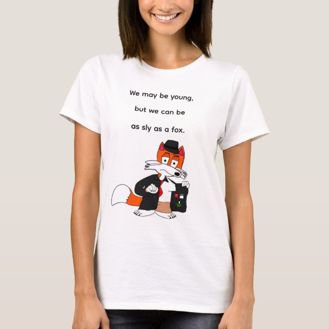Camisa Feminina - Raposa Fugitiva (Frente)