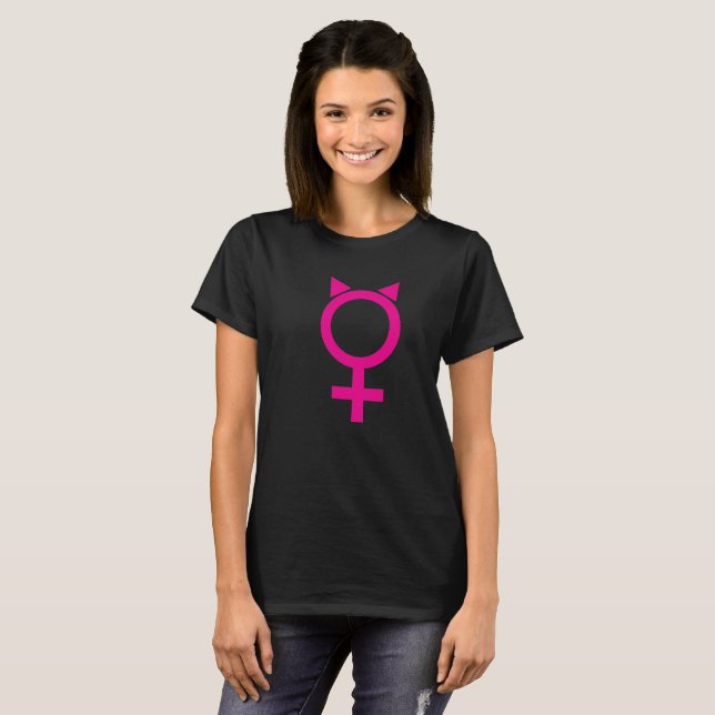 Camisa feminista de T (Frente Completa)