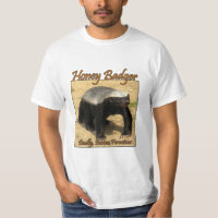Camisa feroz mortal do texugo de mel