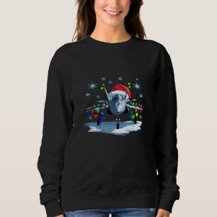 Camisa Festiva de Natal de Avião de Combate — Chap