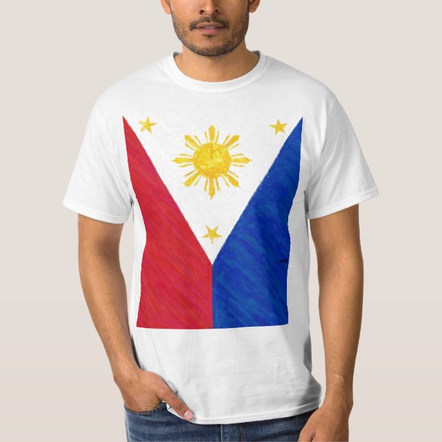 Camisa filipino da bandeira (Frente)