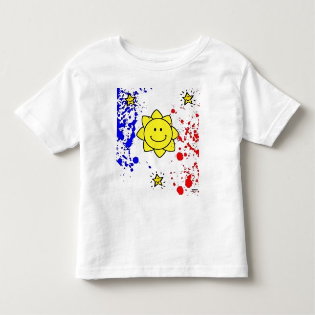 Camisa filipino da bandeira dos miúdos (Frente)