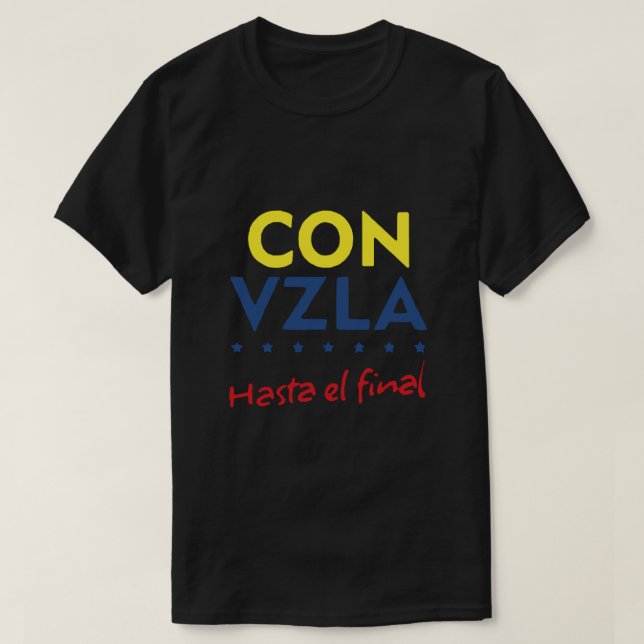 Camisa final do canal Venezuela Hasta el (Frente do Design)
