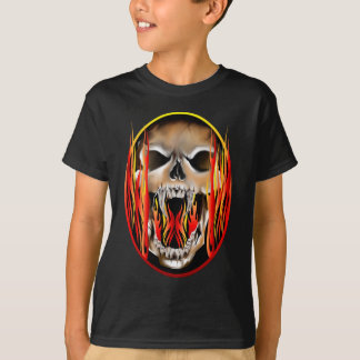 Camisa flamejante da demência