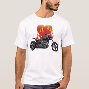 Camisa Flaming Love Biker