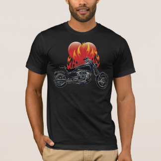 Camisa Flaming Love Biker
