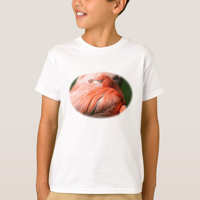 Camisa Flamingo para Crianças (Frente)