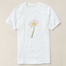 Camisa Flor - Cores Brancas