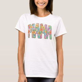 Camisa Floral Mama – Presente do Dia das Mães T Sh
