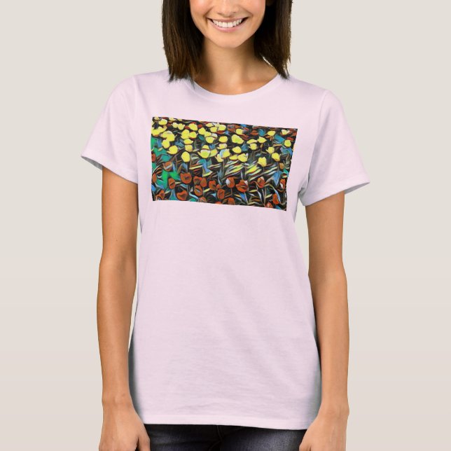 Camisa Floral Multicolorida (Frente)