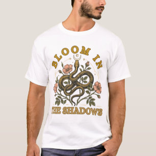 Camisa Floral Snake Bloom In The Shadows