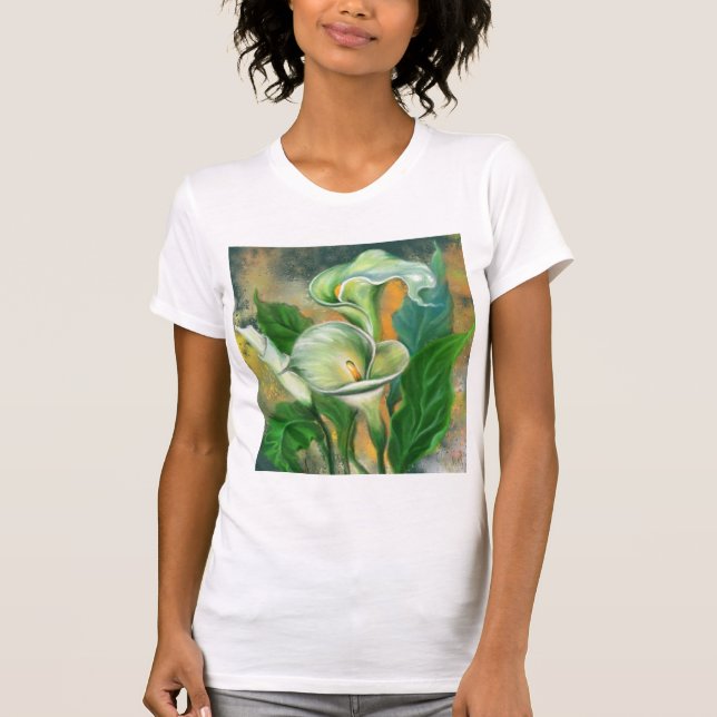 Camisa Flores de Lírio-de-Calla (Frente)