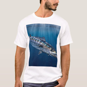 Camisa Florida Man Wahoo Deep Blue Offshore Fish