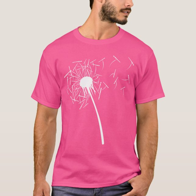 Camisa Flutuante De Dandelion Para Flautas (Frente)