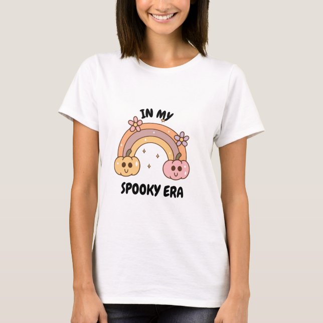 camisa fofa de Halloween com abóboras (Frente)