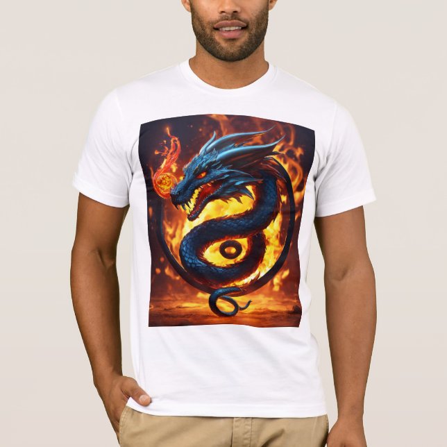 Camisa Fogo De cobra Dragão - Esportes 3D (Frente)